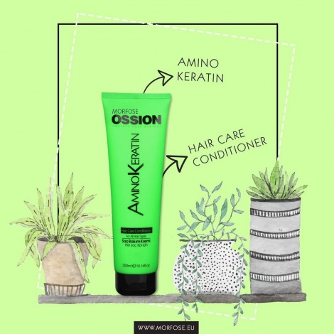 Балсам-крем за коса  с  амино кератин Morfose Ossion Amino Keratin Hair Conditioner 